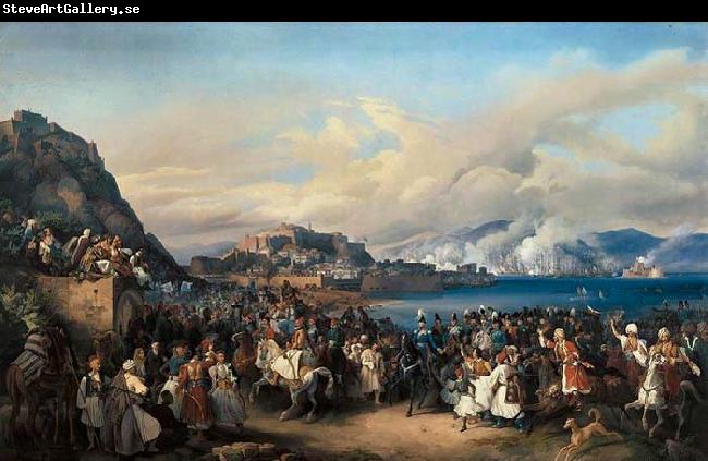 HESS, Heinrich Maria von The Entry of King Othon of Greece into Nauplia